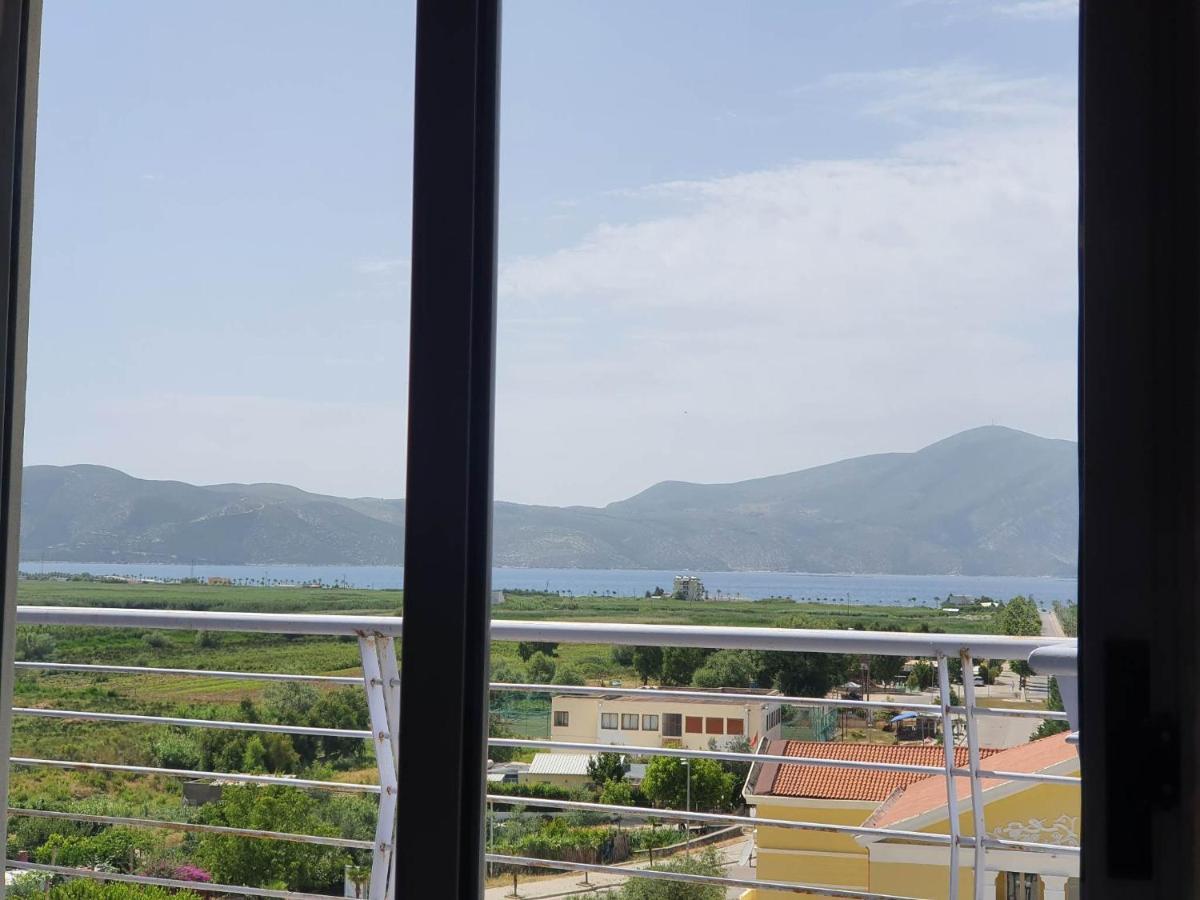 Mountain Meets Sea-Spectacular View In Orikum Apartment Exteriör bild