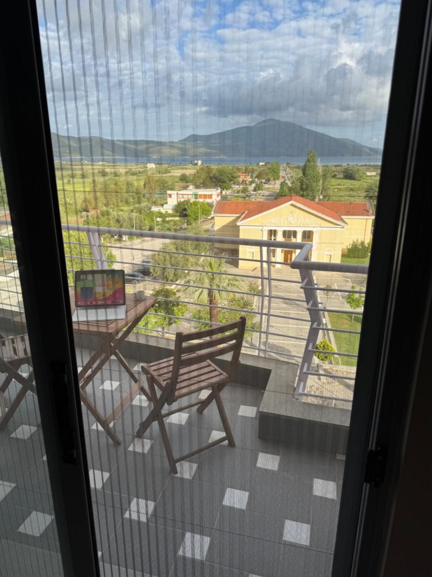 Mountain Meets Sea-Spectacular View In Orikum Apartment Exteriör bild